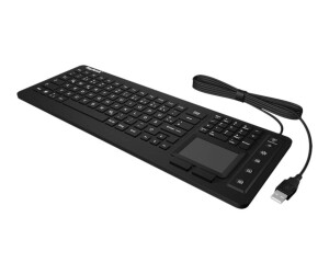 KeySonic KSK-6231INEL - Tastatur - mit Touchpad
