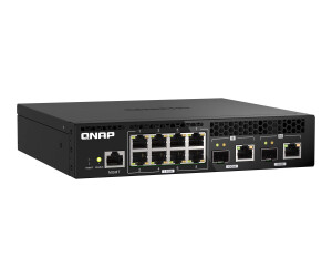 QNAP QSW-M2108R-2C-Switch-Managed-8 x 2.5GBase-T + 2 x...