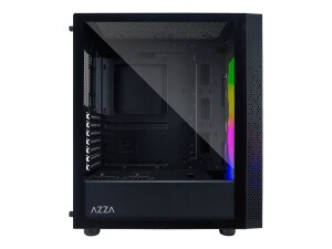 AZZA Celesta 340 - Mid tower - ATX - Seitenteil mit Fenster (gehärtetes Glas)