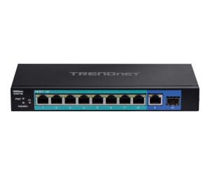 TRENDnet TE GP102 - Switch - unmanaged - 8 x 10/100/1000...