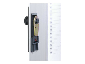 Durable Key Box Code 18 - Silver - 18 Hooks - Number lock...