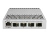 MikroTik CRS305-1G-4S+IN - Switch - 4 x SFP+ + 1 x 10/100/1000 (PoE)