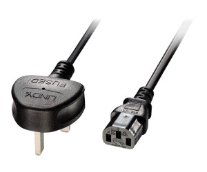 Lindy power cable - BS 1363A (M) to IEC 60320 C13