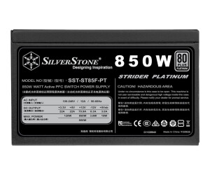 SilverStone Strider Platinum series ST85F-PT - Netzteil (intern)