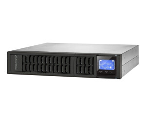 BlueWalker PowerWalker VFI 3000 CRM LCD - USV (in Rack montierbar/extern) - AC 110-300 V - 2400 Watt - 3000 VA - 9 Ah - RS-232, USB - Ausgangsanschlüsse: 4 - 2U - 48.3 cm (19")