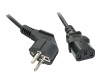 Lindy Stromkabel - CEE 7/7 (M) gewinkelt bis IEC 60320 C13