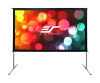 Elite Screens Yard Master 2 Series OMS120H2 DUAL - projection screen with legs - 305 cm (120 ")