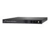 PowerWalker VFI 1000R/1U - USV (Rack - einbaufähig) - 800 Watt - 1000 VA - 7 Ah - RS-232, USB - Ausgangsanschlüsse: 3 - 1U - 48.3 cm (19")