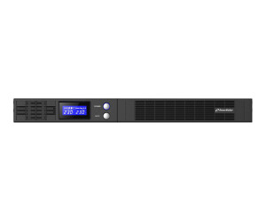 BlueWalker PowerWalker VI 750 R1U - USV (Rack - einbaufähig) - AC 165-290 V - 450 Watt - 750 VA - 9 Ah - RS-232, USB - Ausgangsanschlüsse: 4 - 1U - 48.3 cm (19")