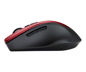 Asus WT425 - Mouse - for right -handed - optically - 6 keys - wireless - 2.4 GHz - Wireless recipient (USB)