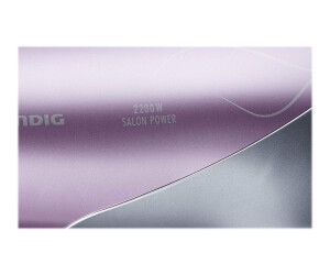 Grundig HD 5680 - hair dryer - pink/silver