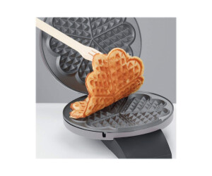 Cloer 1629 - waffle iron - 930 W - stainless steel