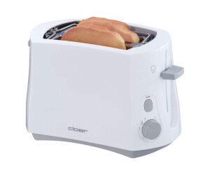 Cloer 331 - Toaster - 2 disc - white