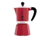 Bialetti espresso maker Rainbow 3 cups red