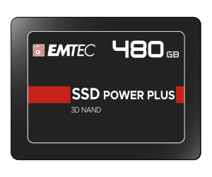 EMTEC X150 Power Plus 3D NAND - 480 GB SSD - intern - 2.5" (6.4 cm)