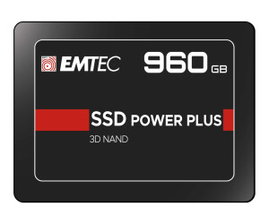 EMTEC X150 Power Plus 3D NAND - SSD - 960 GB - intern - 2.5" (6.4 cm)