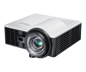 Optoma ML1050ST+ - DLP projector - RGB LED - 3D - 1000 LM - WXGA (1280 x 800)