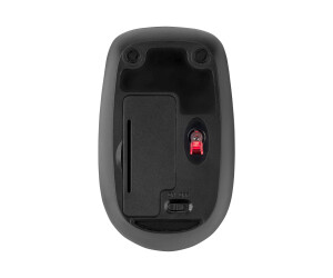 Kensington Pro Fit Mobile - Maus - rechts- und linkshändig - Laser - 2 Tasten - kabellos - 2.4 GHz - kabelloser Empfänger (USB)