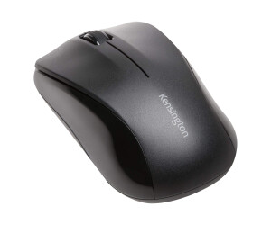 Kensington Wireless ValuMouse - Maus - rechts- und linkshändig - optisch - 3 Tasten - kabellos - 2.4 GHz - kabelloser Empfänger (USB)