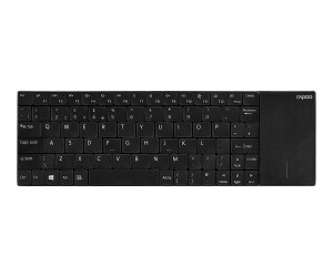 Rapoo E2710 Wireless Touch - keyboard - with touchpad