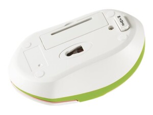 LogiLink Mini - Maus - optisch - 3 Tasten - kabellos -...
