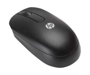 HP  Maus - rechts- und linksh&auml;ndig - Laser - 3 Tasten
