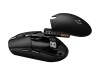 Logitech G G305 - Maus - optisch - 6 Tasten - kabellos - 2.4 GHz - kabelloser Empfänger (USB)
