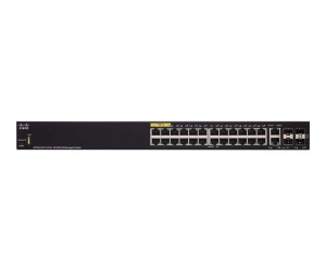Cisco Small Business SF350-24P - Switch - L3 - managed - 24 x 10/100 (PoE+)