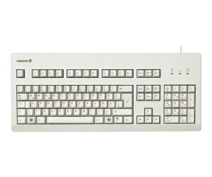 Cherry G80-3000 - keyboard - PS/2, USB - GB