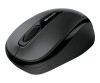 Microsoft Wireless Mobile Mouse 3500 - Mouse - right and left -handed - optically - 3 keys - wireless - 2.4 GHz - Wireless recipient (USB)