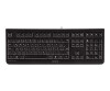 Cherry KC 1000 - Tastatur - Deutsch - Schwarz