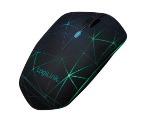 LogiLink Maus - optisch - 3 Tasten - kabellos - Bluetooth 3.0 - kabelloser Empfänger (USB)