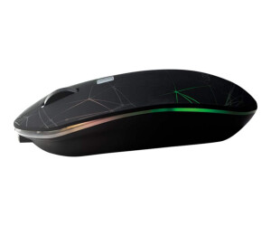 LogiLink Maus - optisch - 3 Tasten - kabellos - Bluetooth 3.0 - kabelloser Empfänger (USB)