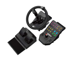 Logitech Heavy Equipment- G-Series- steering wheel and...