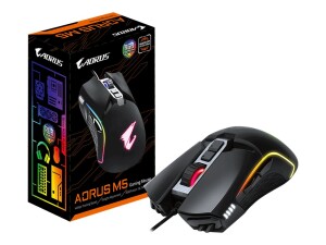 Gigabyte AORUS M5 - Maus - Für Rechtshänder - optisch