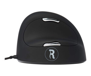 R-Go HE Mouse Ergonomische Maus, Groß (über 185mm), rechtshändig, drahtgebundenen
