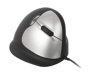 R-go he mouse ergonomic mouse, large (over 185mm), right-handed, wire-bound