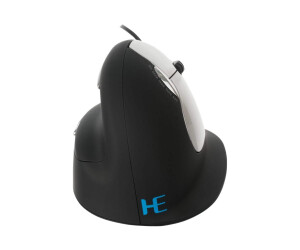 R-go he mouse ergonomic mouse, large (over 185mm), right-handed, wire-bound