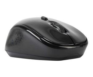 Targus Maus - rechts- und linkshändig - optisch - kabellos - 2.4 GHz - kabelloser Empfänger (USB)