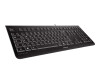 Cherry KC 1000 - Tastatur - GB - Schwarz - für