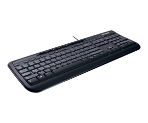 Microsoft Wired Desktop 600 for Business-keyboard and mouse set