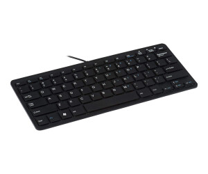 R-Go Compact - Tastatur - USB - QWERTY - Nordisch