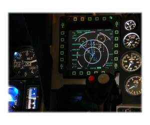 ThrustMaster MFD Cougar Pack - Flugsimulator-Instrumentenbrett - 20 Tasten - kabelgebunden (Packung mit 2)