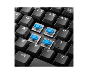 Sharkoon PureWriter RGB Blue - Tastatur - backlit
