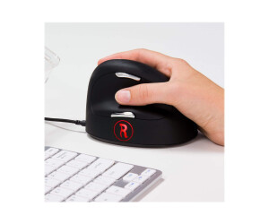 R-Go HE Mouse Break Ergonomische Maus, Anti-RSI-Software,...