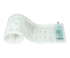 LogiLink Flexible Waterproof - Tastatur - PS/2, USB
