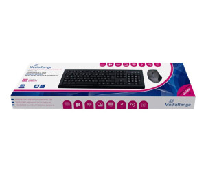 MEDIARANGE MROS104 - Tastatur-und-Maus-Set - kabellos