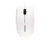 Cherry MC 1000 - Maus - rechts- und linkshändig - optisch - 3 Tasten - kabelgebunden - USB - weiß (Oberteil)