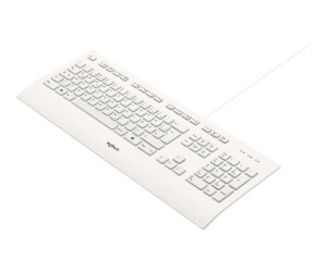 Logitech K280e - Tastatur - USB - Deutsch - weiß