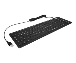 ICY BOX KeySonic KSK-8030 IN - Tastatur - USB - GB